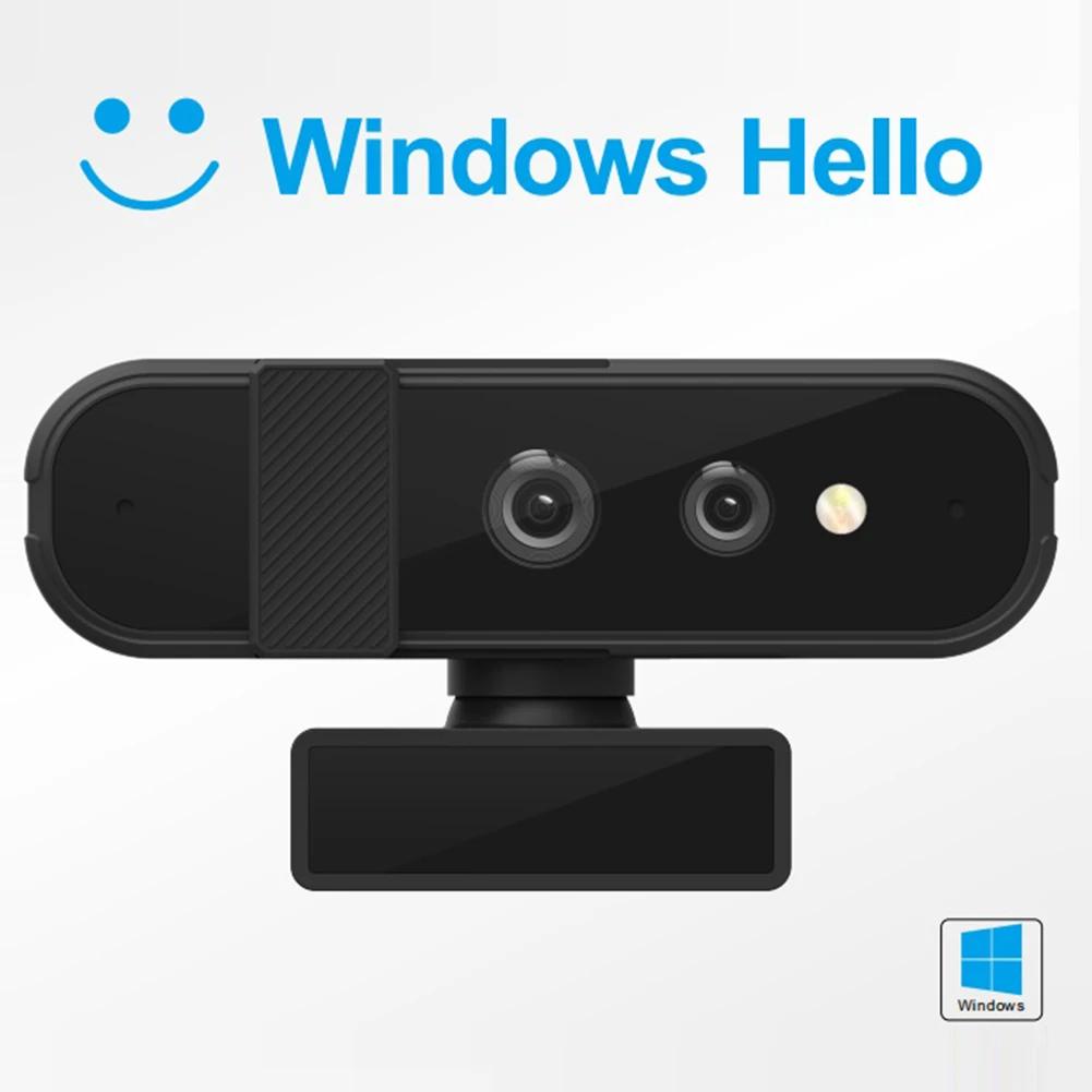 Windows Hello ڵ   ī޶, HD 1080P, 30FPS ũž ķ, 80  USB ǻ, Win10/11 ȣȯ